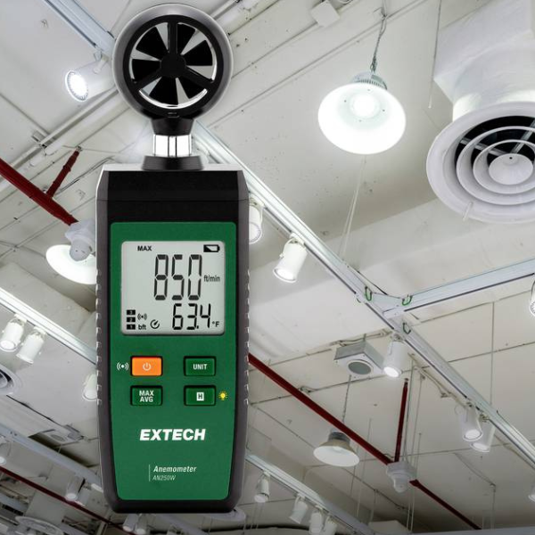 EXTECH EX-AN250W เครื่องวัดความเร็วลม Connectivity to ExView® App